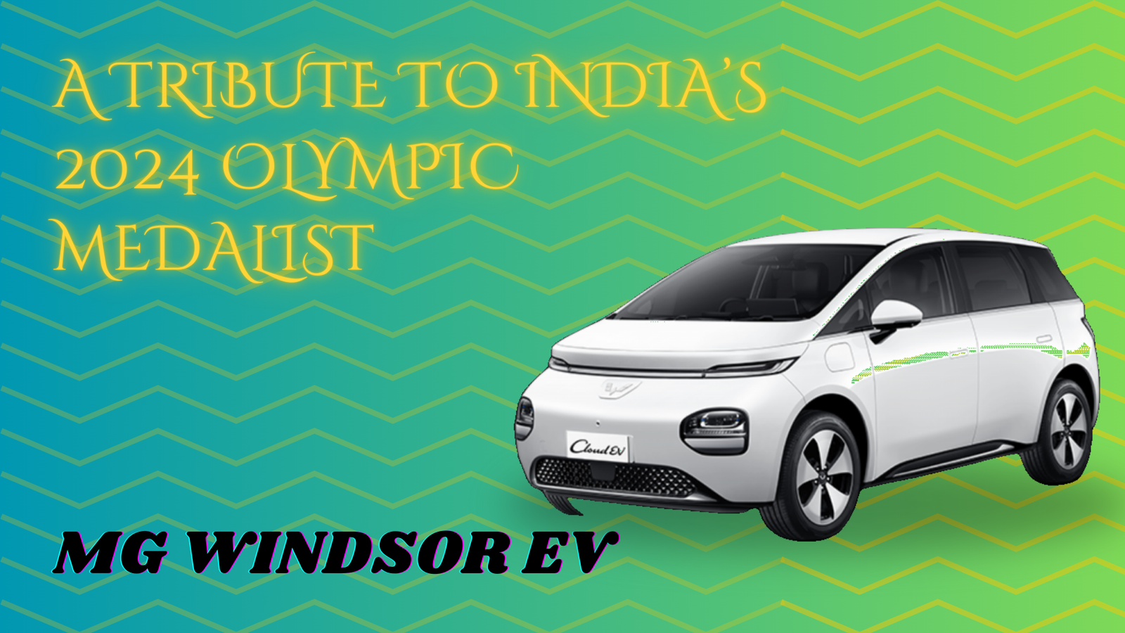 MG Windsor EV: A Tribute to India’s 2024 Olympic Medalists